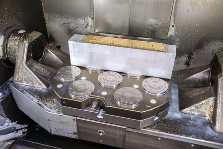 AMF Zero-Point-Spannsystem in der Fertigung